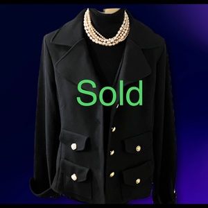 SOLD❎Joan River’s Gorgeous NWT Black  Blazer